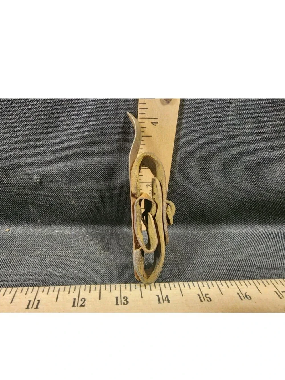 Antique Primitive Corn Husker Shucker Tool Used